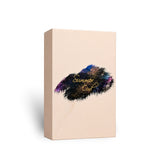 Soghaat Ahmed Al Maghribi Summer Oud Eau de Parfum box in beige with a vibrant, abstract galaxy-themed art design.