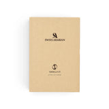 Soghaat Swiss Arabian Vanilla 01 Extrait de Parfum in a sleek, brushed gold rectangular fragrance box.