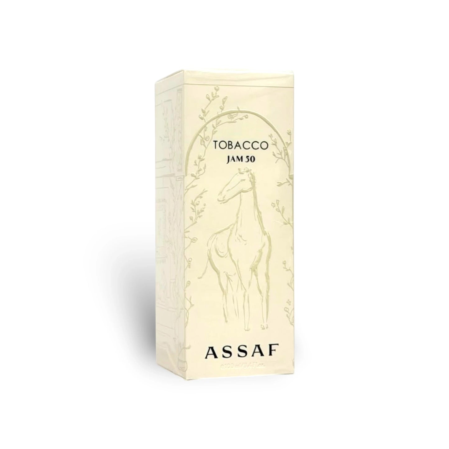 Soghaat Tobacco Jam 50 Extrait de Parfum by Assaf, a unisex woody-spicy fragrance with tobacco, saffron, and vanilla notes.