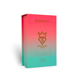 Soghaat Vanished by Bujairami 100ml Eau de Parfum box, featuring a gradient of pink to teal with gold branding and text.