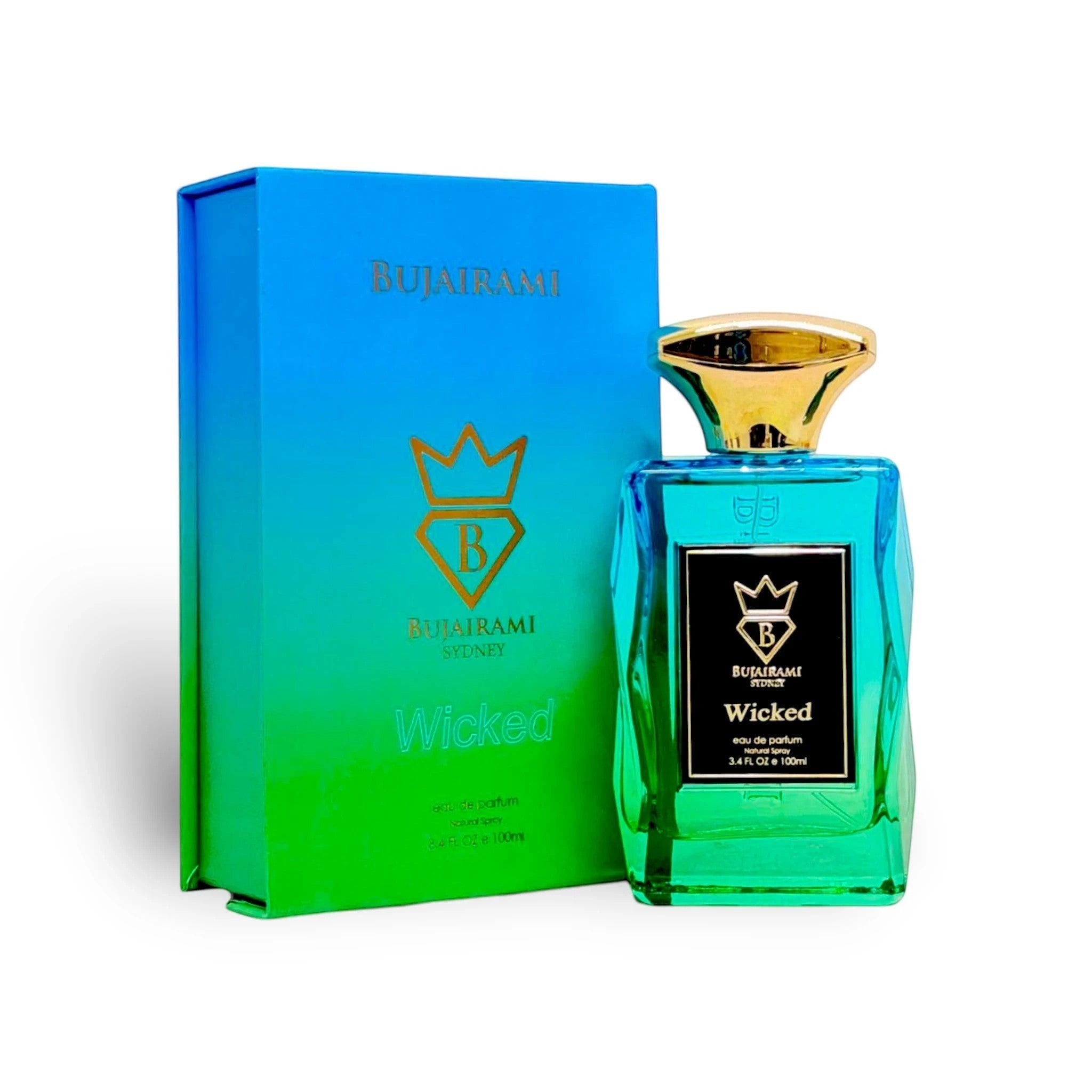 Soghaat Wicked 100ml Eau de Parfum for Unisex, fresh woody aromatic with green apple and citrus notes.