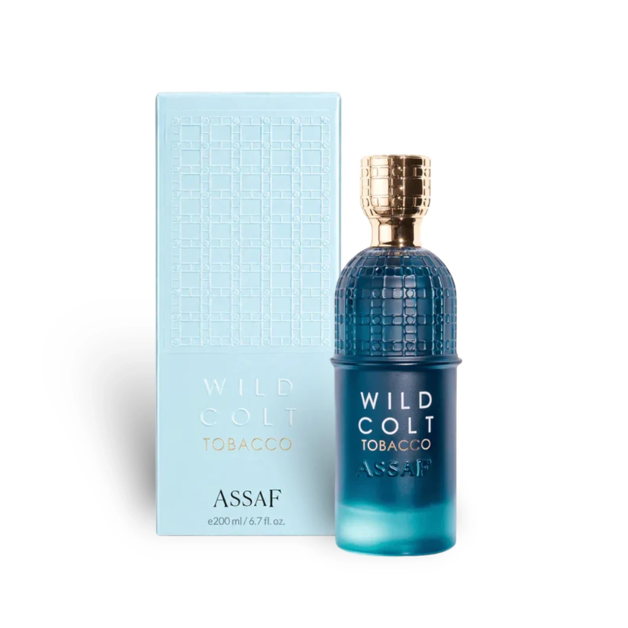 Soghaat Wild Colt Tobacco 200ml Eau de Parfum for men, woody floral oud amber with neroli, jasmine, rose, peach, amber, sandalwood, oud, leather, and musk.