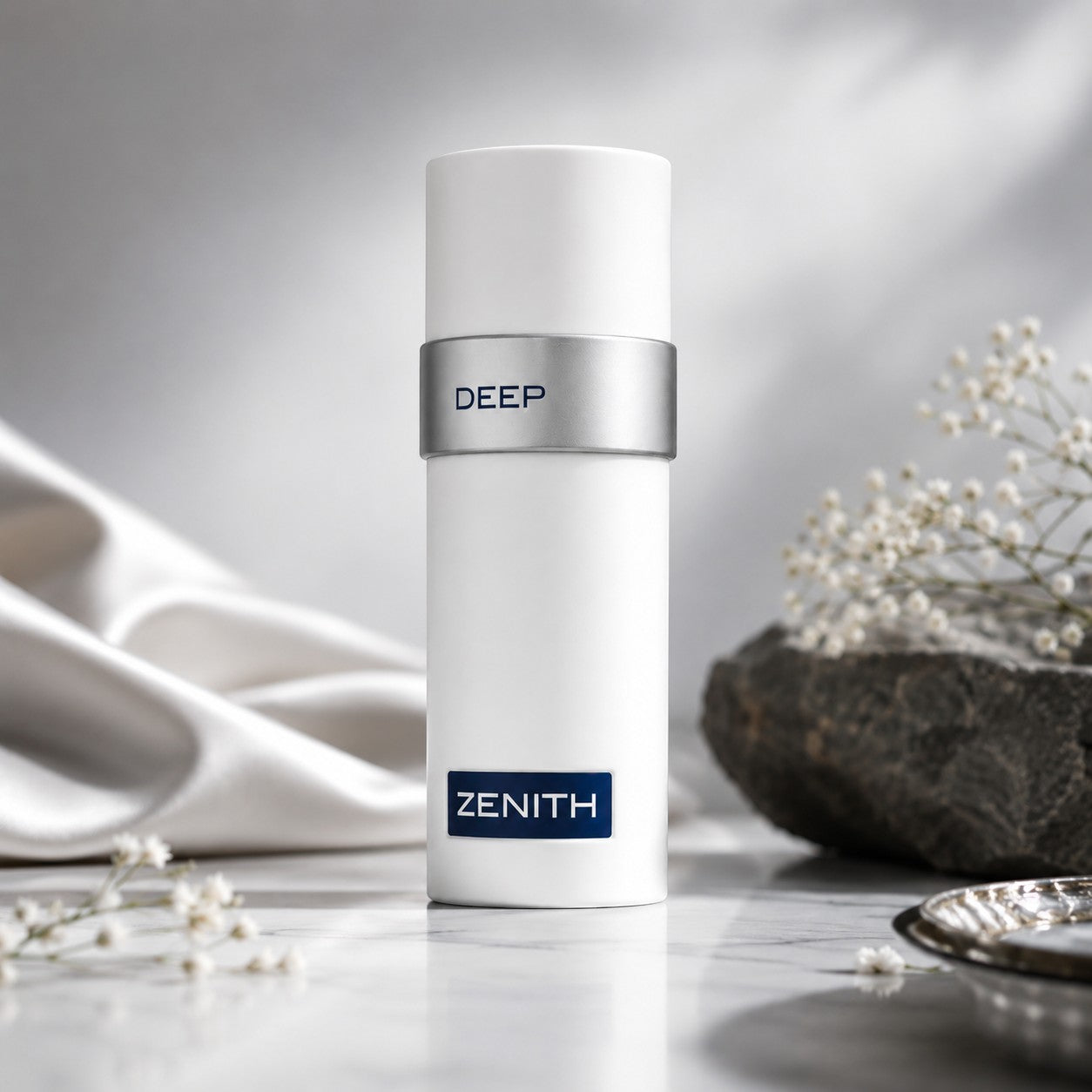 Soghaat Zenith Deep Extrait de Parfum for men, fresh woody aromatic fragrance with citrus notes.