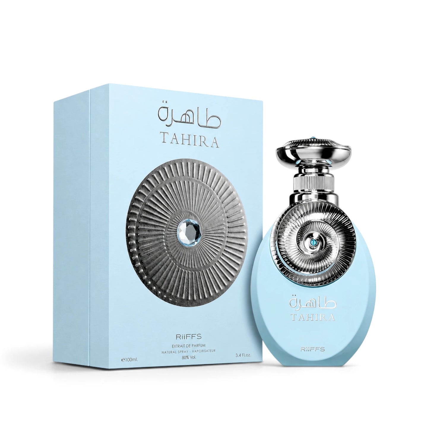 Tahira 100ml Extrait de Parfum by Riiffs bottle and box