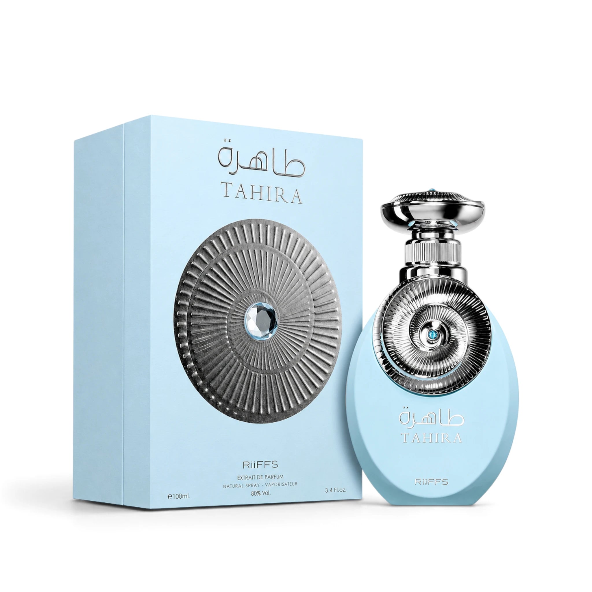 Tahira 100ml Extrait de Parfum by Riiffs bottle and box