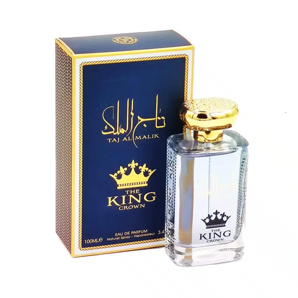 Taj Al Malik (The King Crown) 100ml Eau de Parfum by Ard Al Zaafaran bottle and box