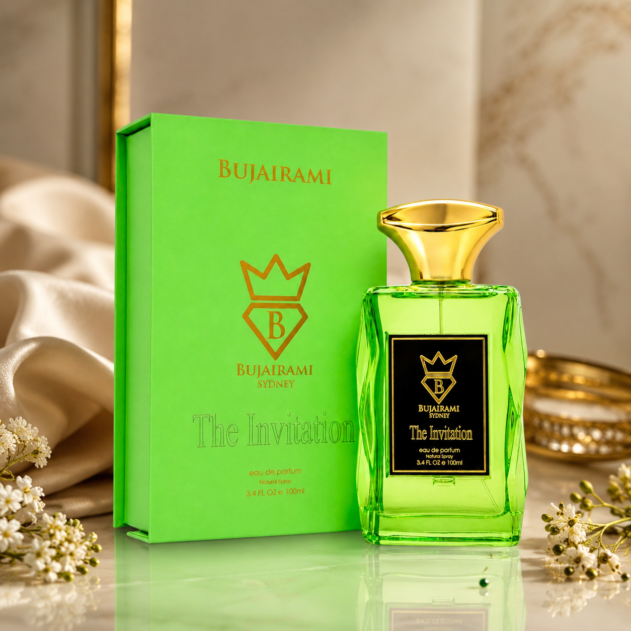 Lifestyle image of The Invitation Eau de Parfum by Bujairami