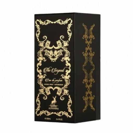 The Serpent 100ml Eau de Parfum by Maison Alhambra perfume bottle close up