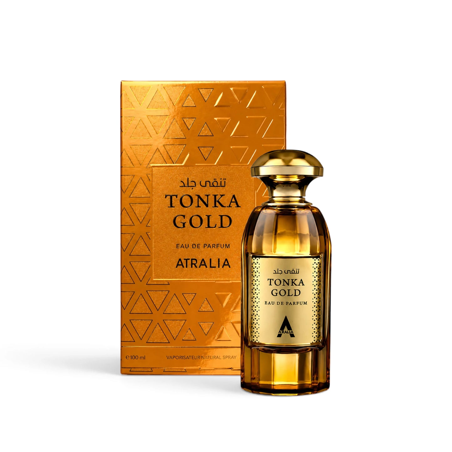 Tonka Gold Eau de Parfum by Atralia with box