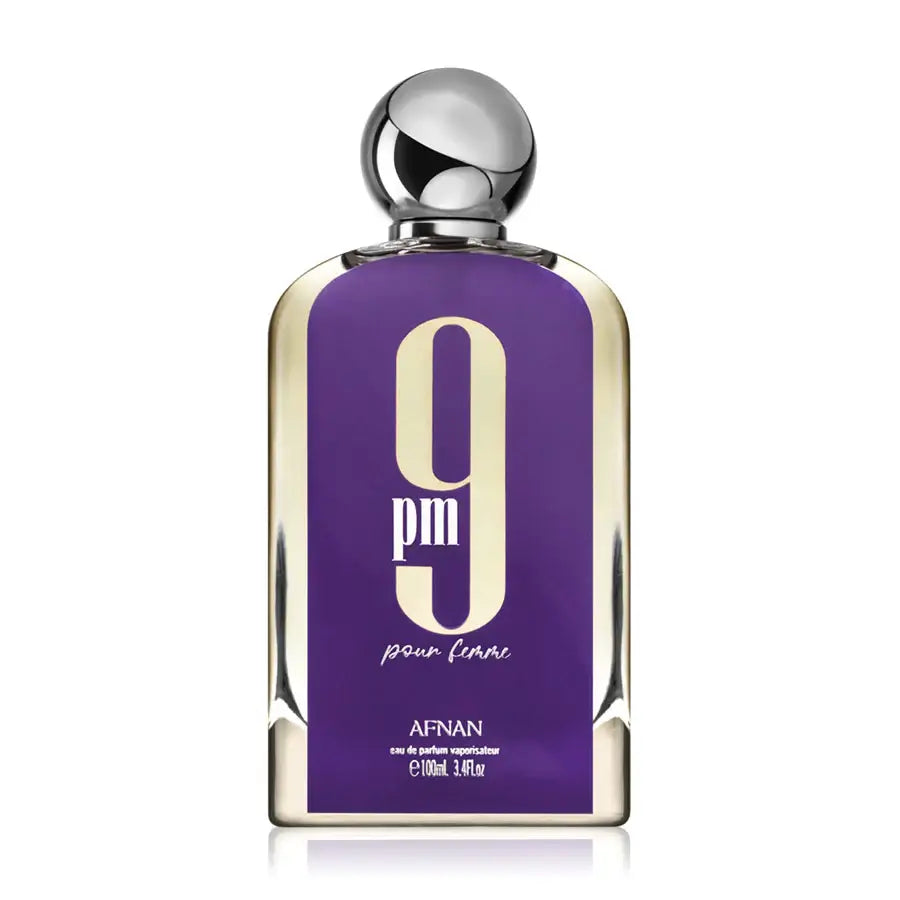 9pm Pour Femme 100ml Eau de Parfum by Afnan fragrance packaging front view