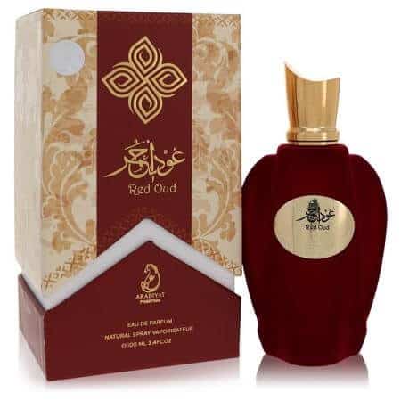 Red Oud 100ml Eau de Parfum by Arabiyat Prestige bottle and box