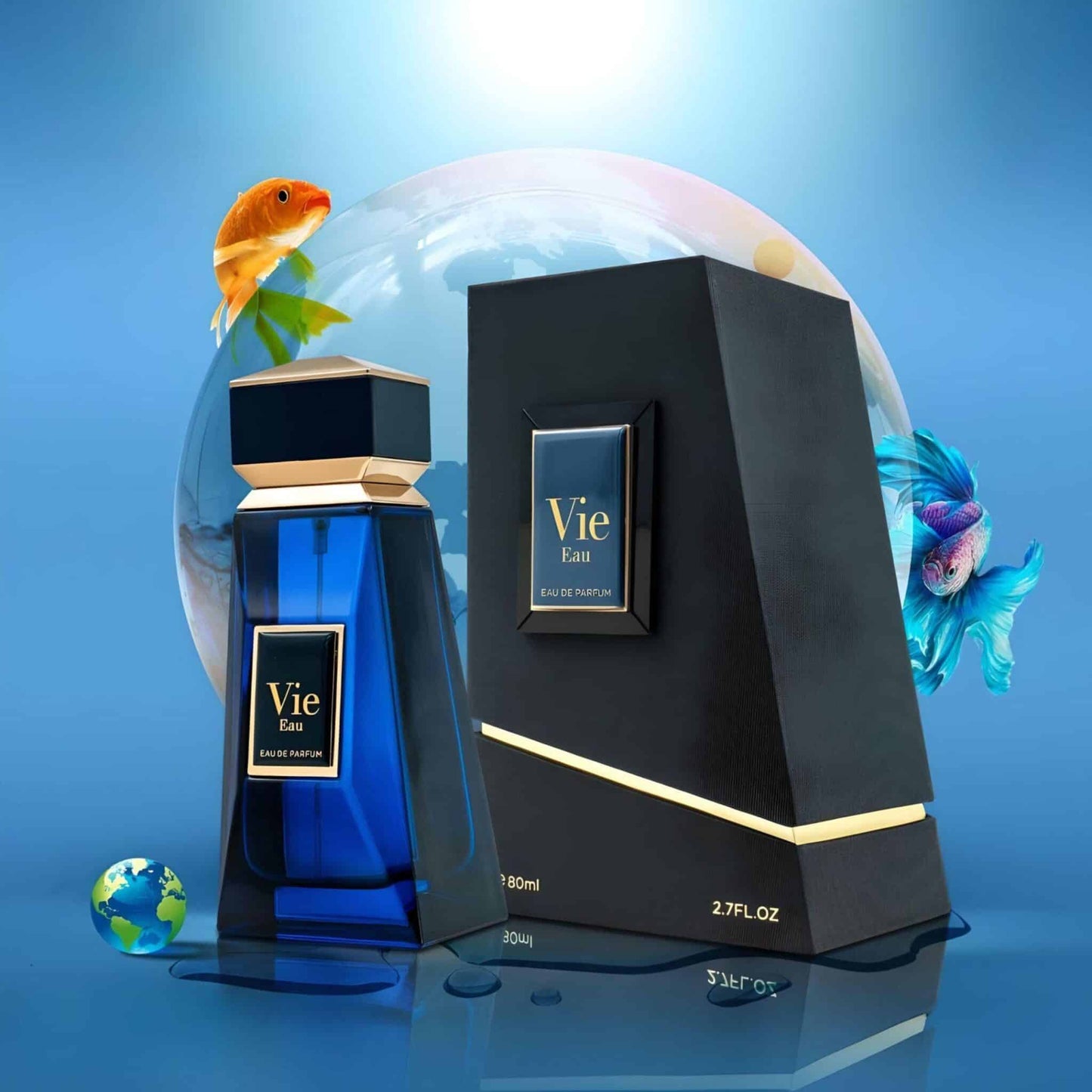 Vie Eau (Elements Of Life) 80ml Eau de Parfum by French Avenue fragrance packaging front view