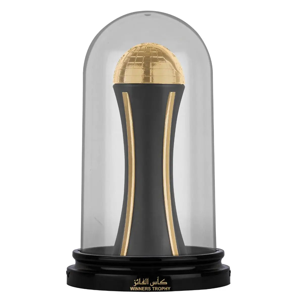 Winners Trophy Gold 100ml Eau de Parfum by Lattafa Pride perfume bottle close up