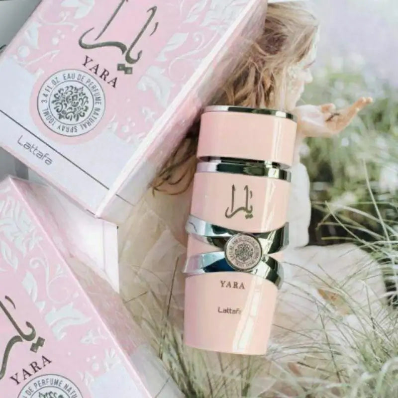 Yara 100ml Eau de Parfum by Lattafa perfume bottle close up