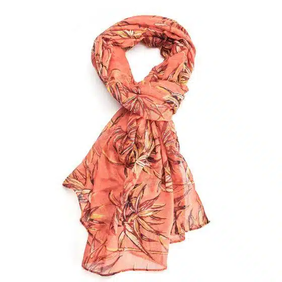 Autumn Whisper Leaves Scarf