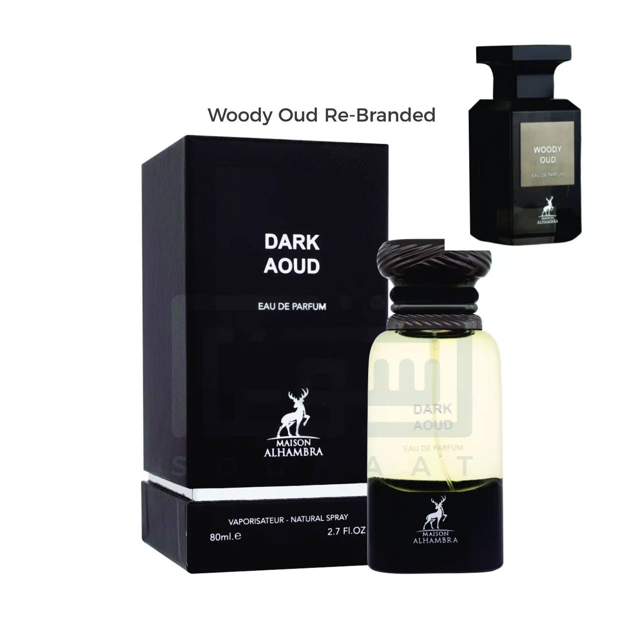 Dark Aoud (Woody Oud) Perfume Eau De Parfum By Maison Alhambra Lattafa