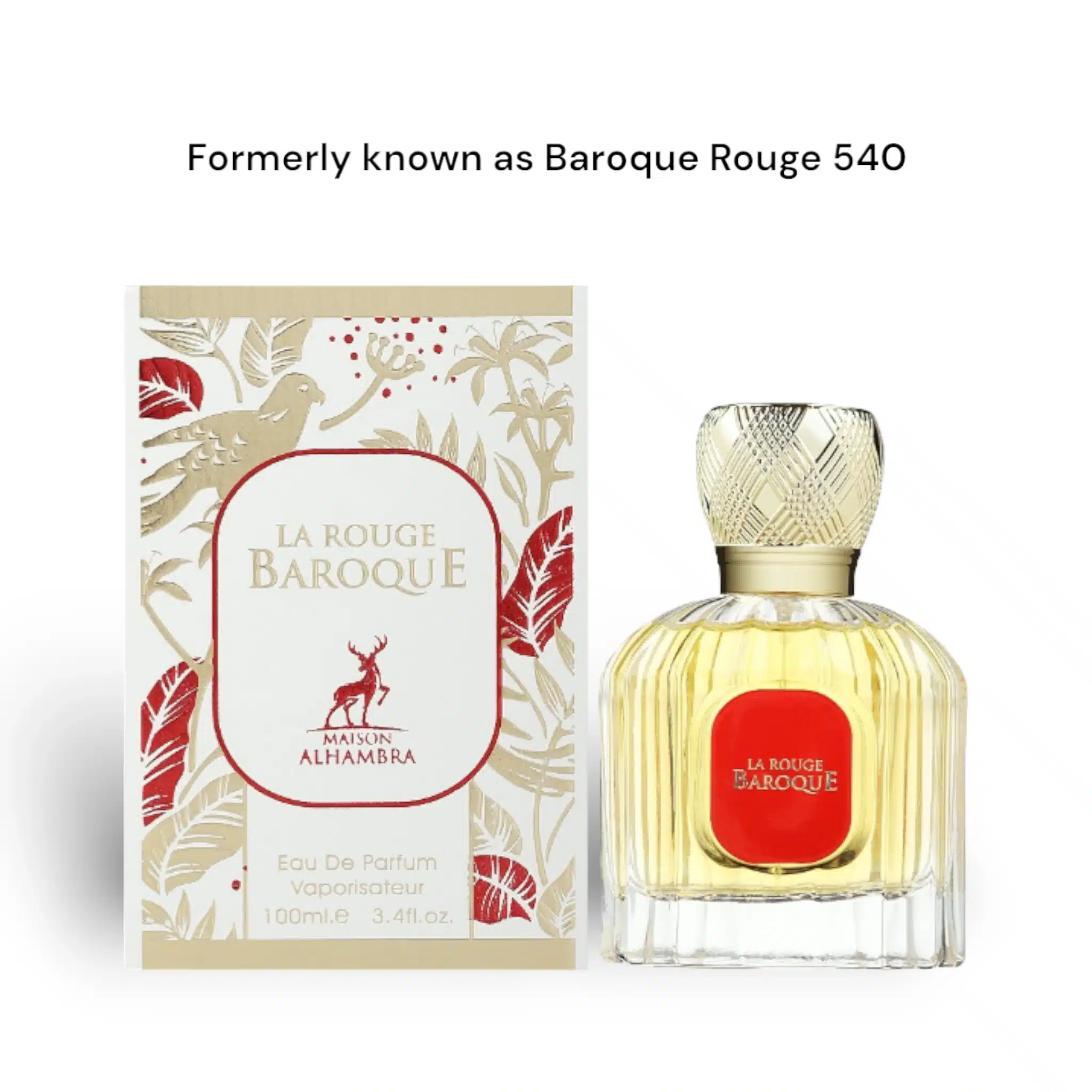 La Rouge Baroque Perfume Eau De Parfum By Maison Alhambra Lattafa (Baroque Rouge 540)