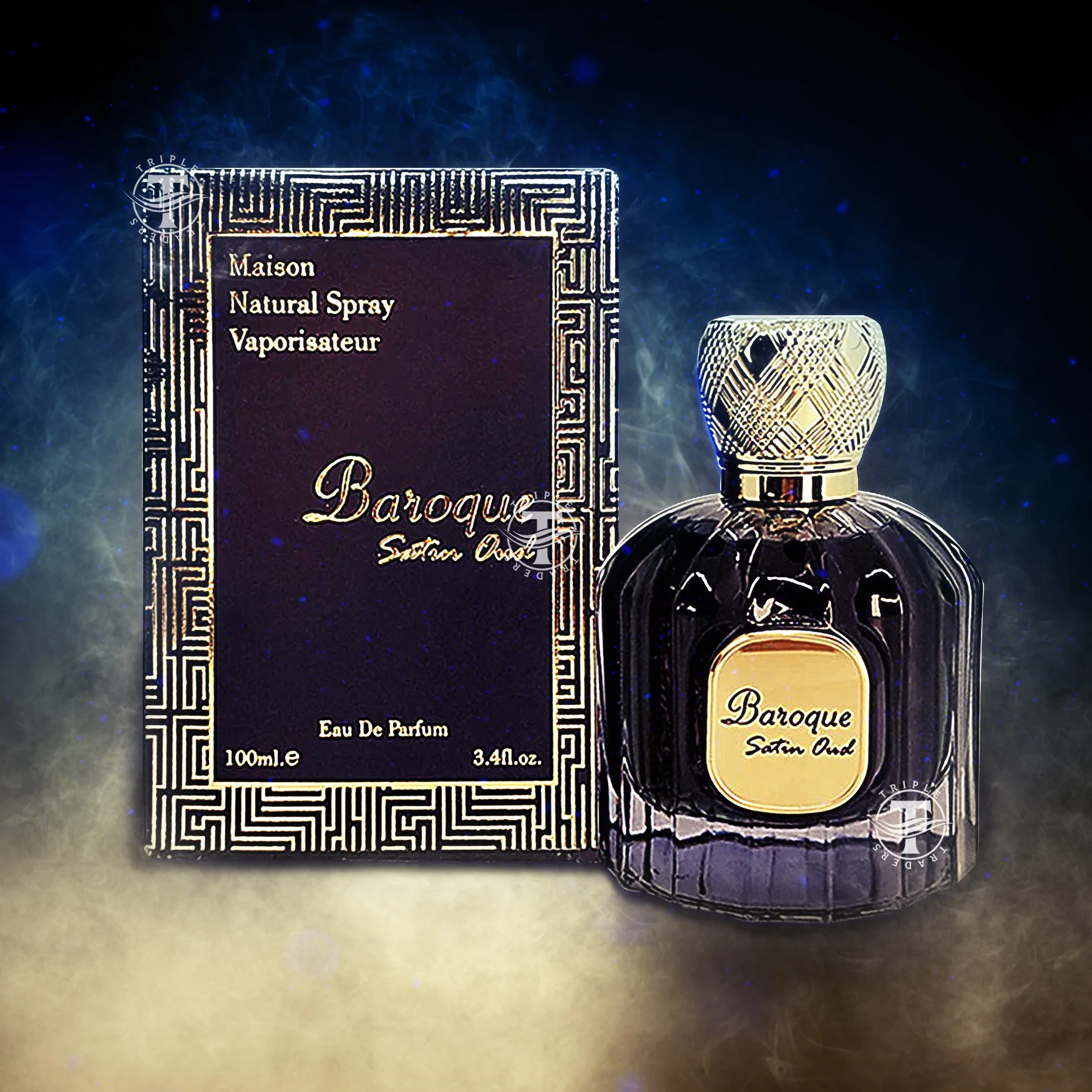 Baroque Satin Oud Perfume Eau De Parfum By Maison Alhambra / Lattafa (Inspired By Maison Francis Kurkdjian - Oud Satin Mood)