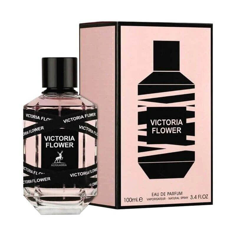Victoria Flower Perfume / Eau De Parfum By Maison Alhambra / Lattafa (Inspired By Viktor Rolf - Flowerbomb)