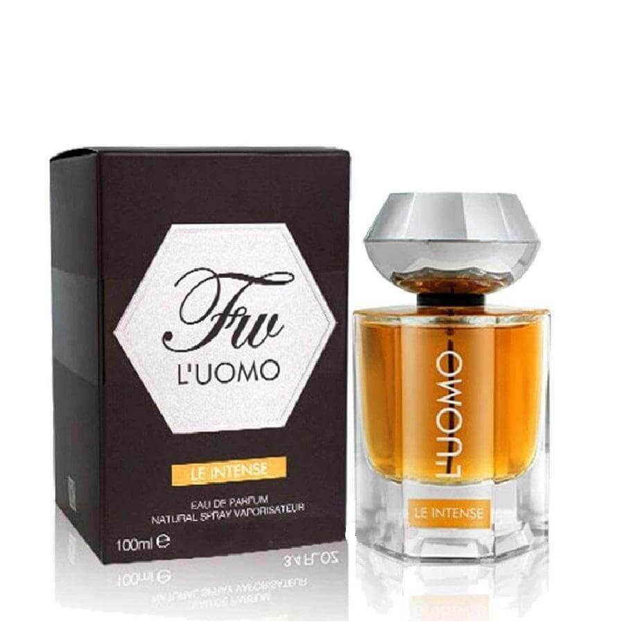 Fw L'Uomo Le Intense Perfume / Eau De Parfum 100Ml By Fragrance World (Inspired By Yves Saint Laurent L'Homme Intense)
