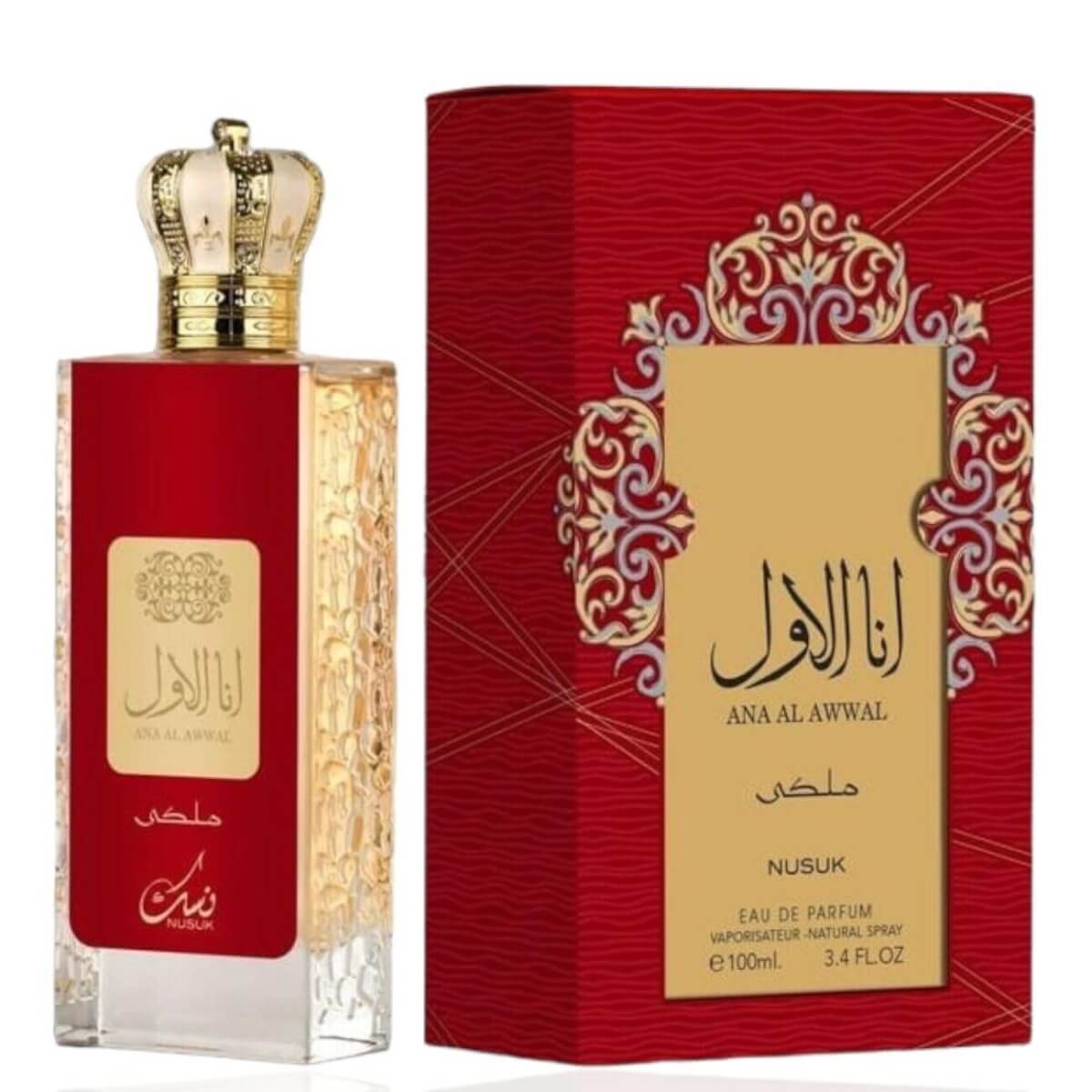 Ana Al Awwal Red (Malaki) 100Ml Perfume / Eau De Parfum By Nusuk