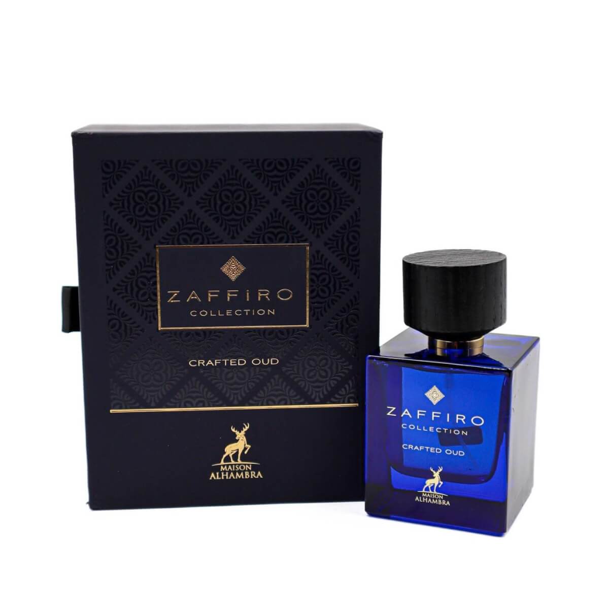 Zaffiro Collection Crafted Oud Perfume / Eau De Parfum 100Ml By Maison Alhambra / Lattafa (Inspired By Thameen Carved Oud)
