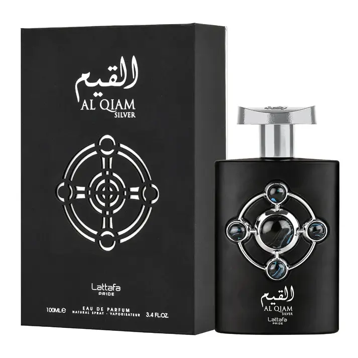 Al Qiam Silver Perfume / Eau De Parfum 100Ml By Lattafa Pride 