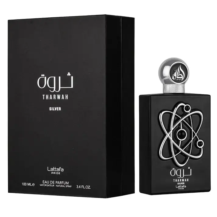 Tharwah Silver Perfume / Eau De Parfum 100Ml By Lattafa Pride 