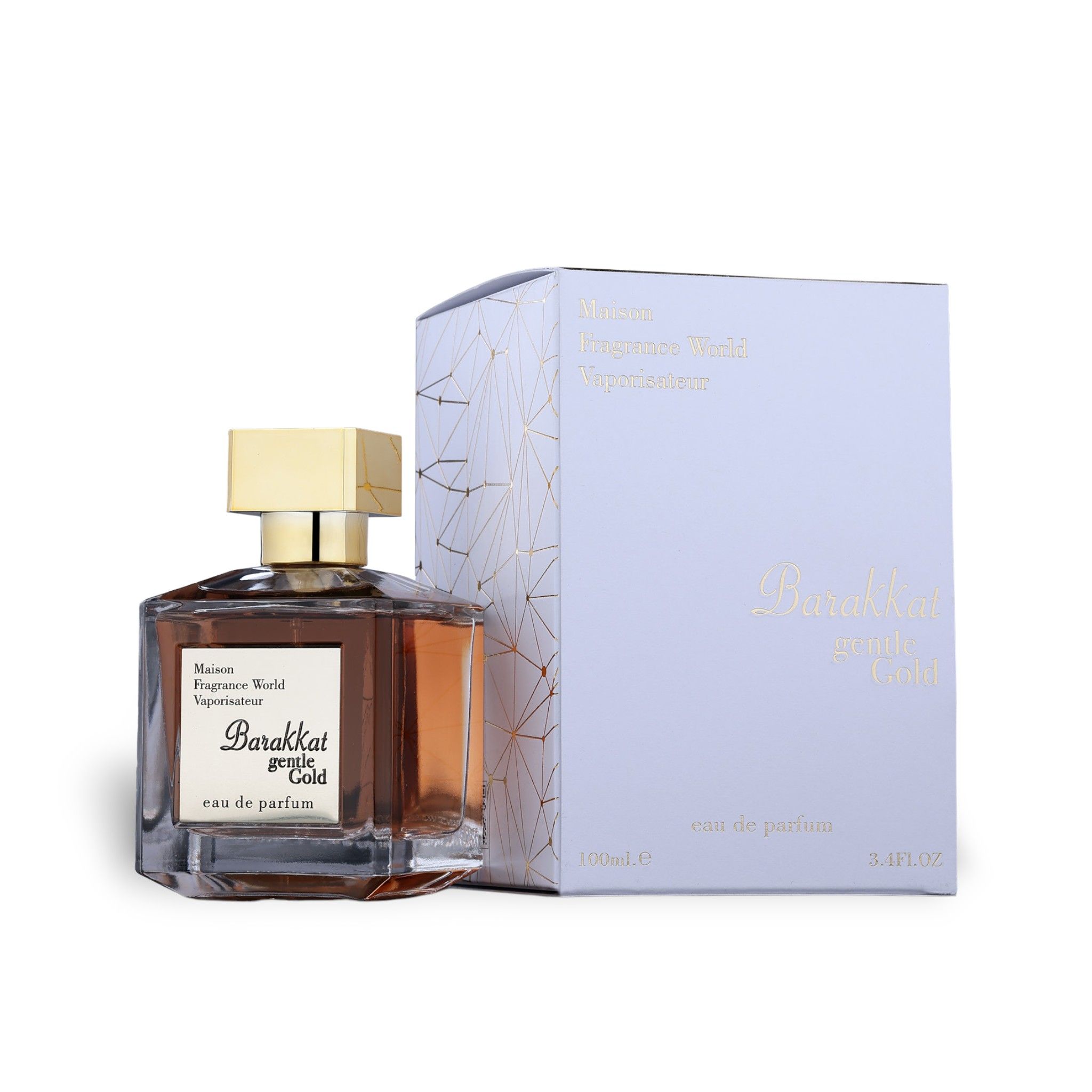 Barakkat Gentle Gold Perfume / Eau De Parfum By Fragrance World  (Inspired By Gentle Fluidity Gold Maison Francis Kurkdjian)