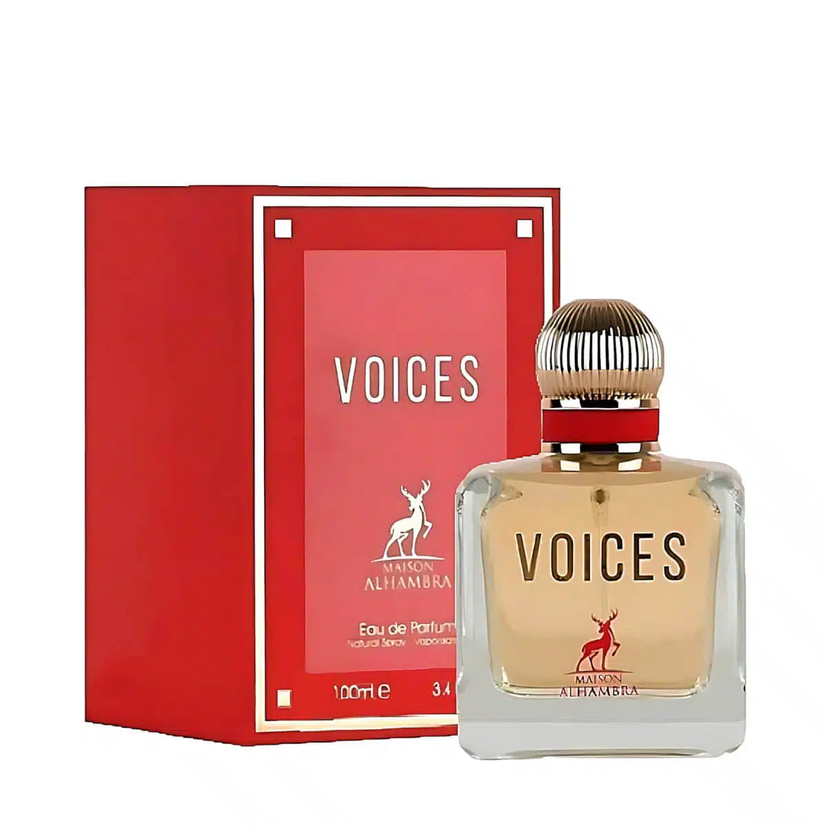 Voices Perfume Eau De Parfum 100Ml By Maison Alhambra Lattafa (Inspired By Voce Viva Valentino For Women)