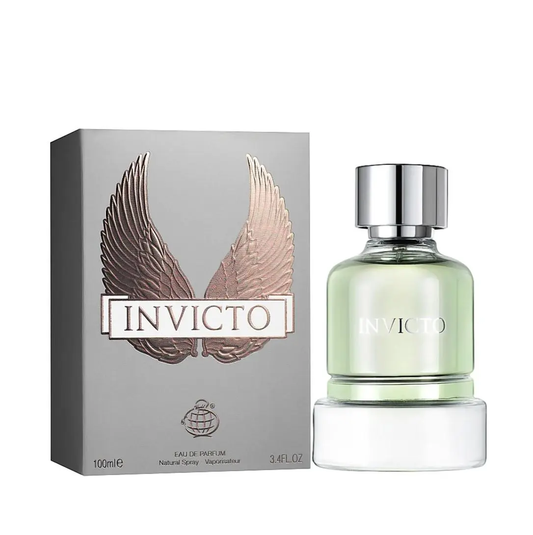 Invicto Perfume Eau De Parfum 100Ml By Fragrance World (Inspired By Paco Rabanne Invictus)