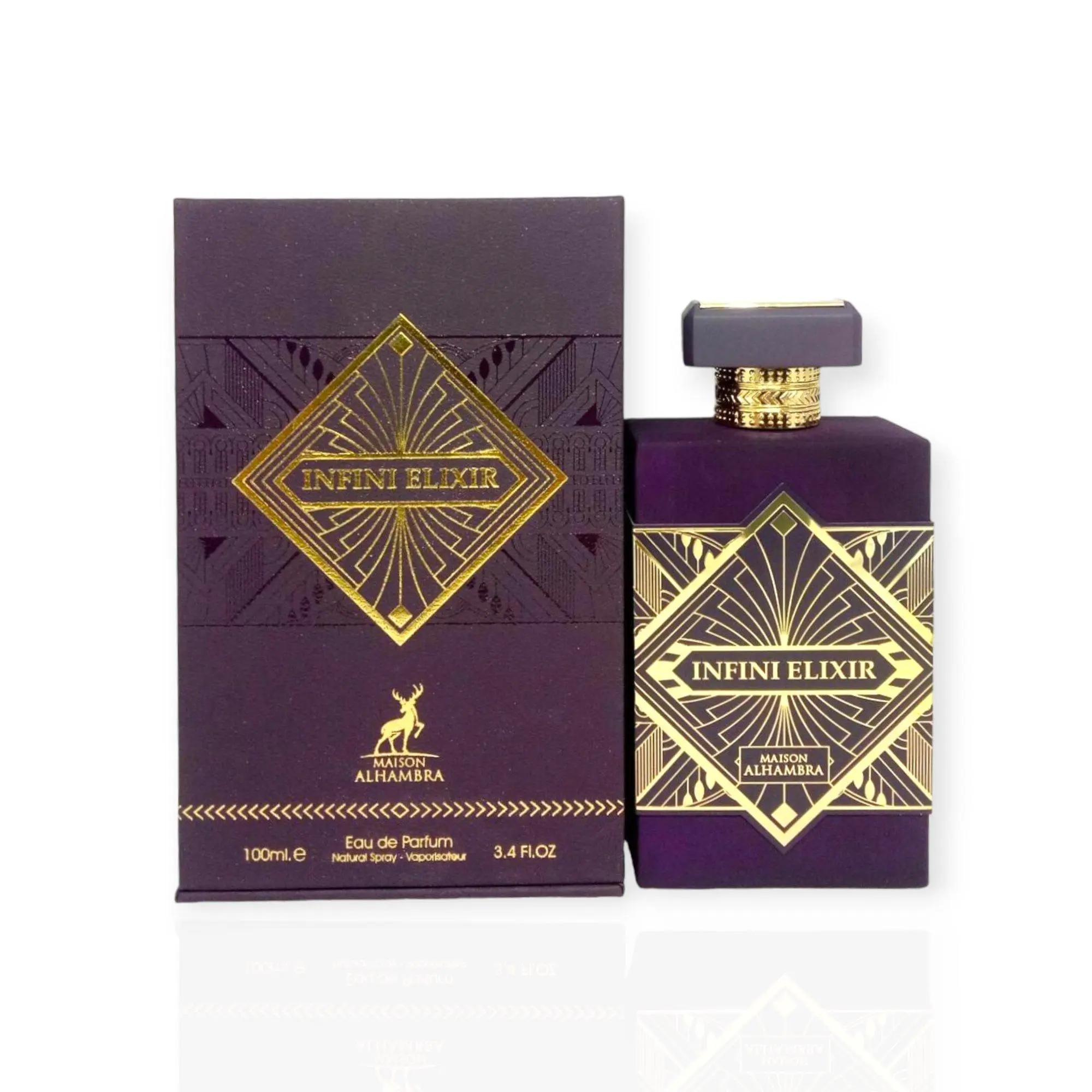 1000005208 Announce Your Arrival Effortlessly With Maison Alhambra Infini Elixir Perfume, A Sensational Floral And Woody Fragrance Infused With Exotic Gourmand Scents. This Captivating Fragrance Lingers In The Air Even After It Has Left The Scene, Making All Who Wear It Stand Out. Soghaat Gifts &Amp; Fragrances