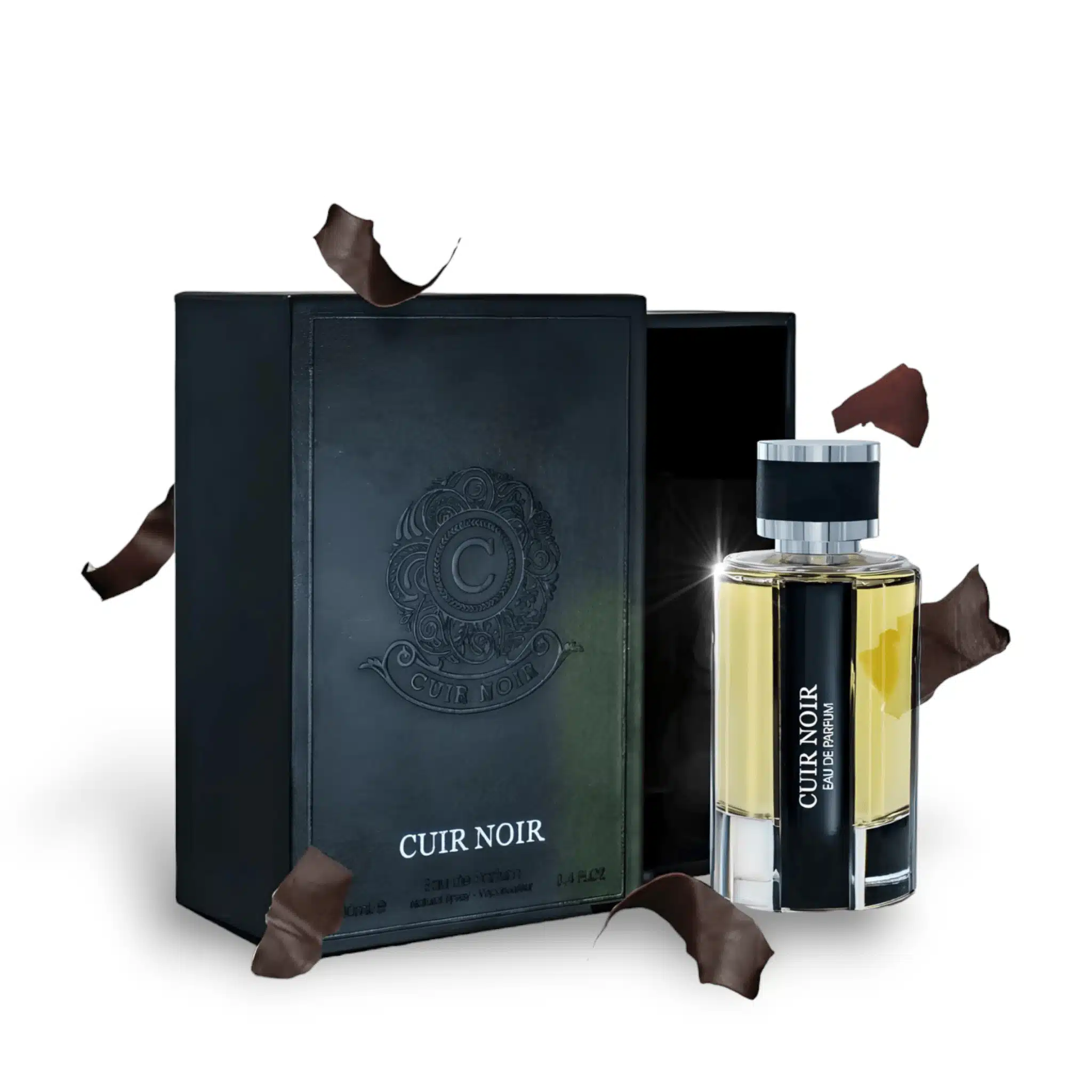 Cuir Noir Perfume / Eau De Parfum 100Ml By Fa Paris (Fragrance World) (Inspired By Black Saffron Byredo)