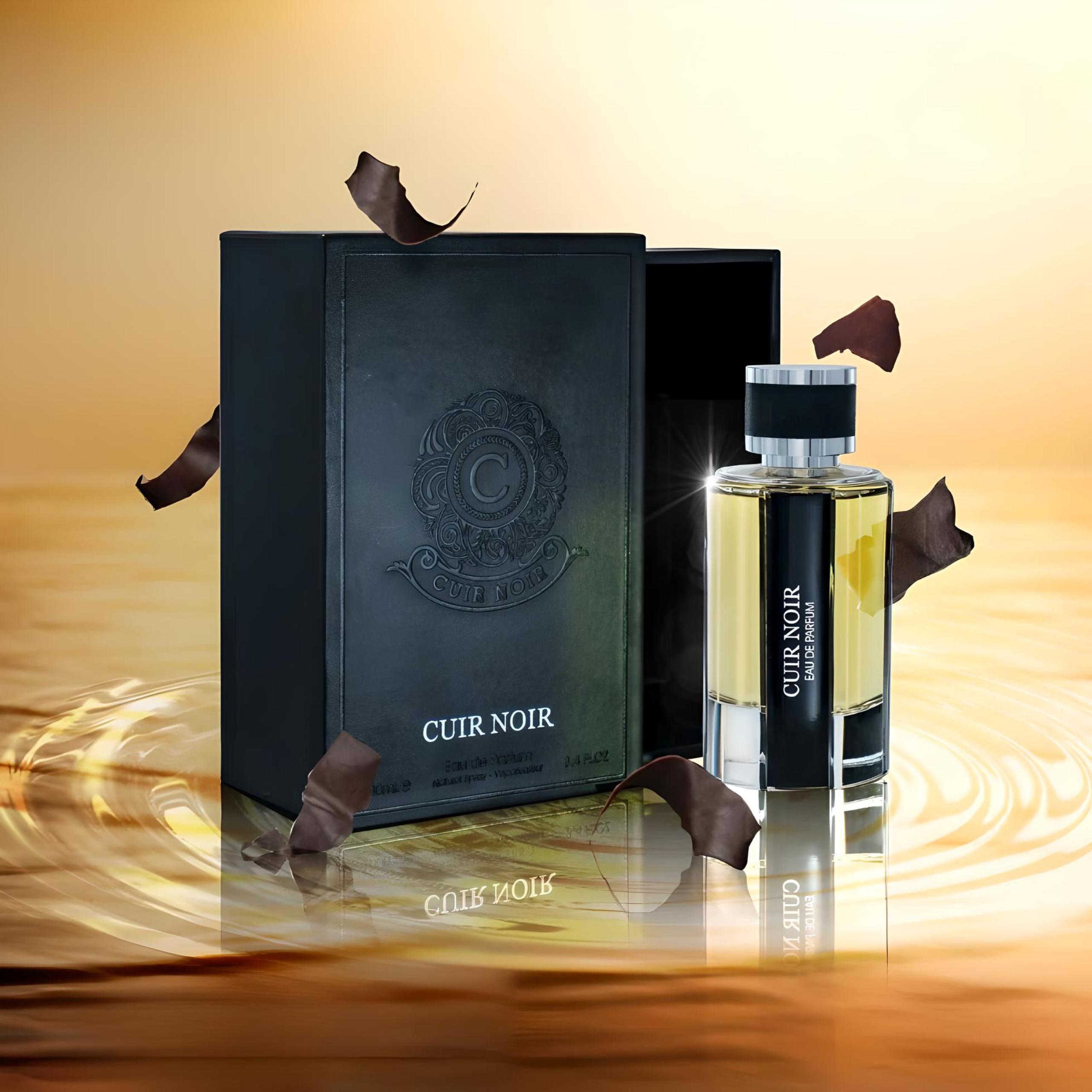 Cuir Noir Perfume Eau De Parfum 100Ml By Fa Paris (Fragrance World) (Inspired By Black Saffron Byredo)