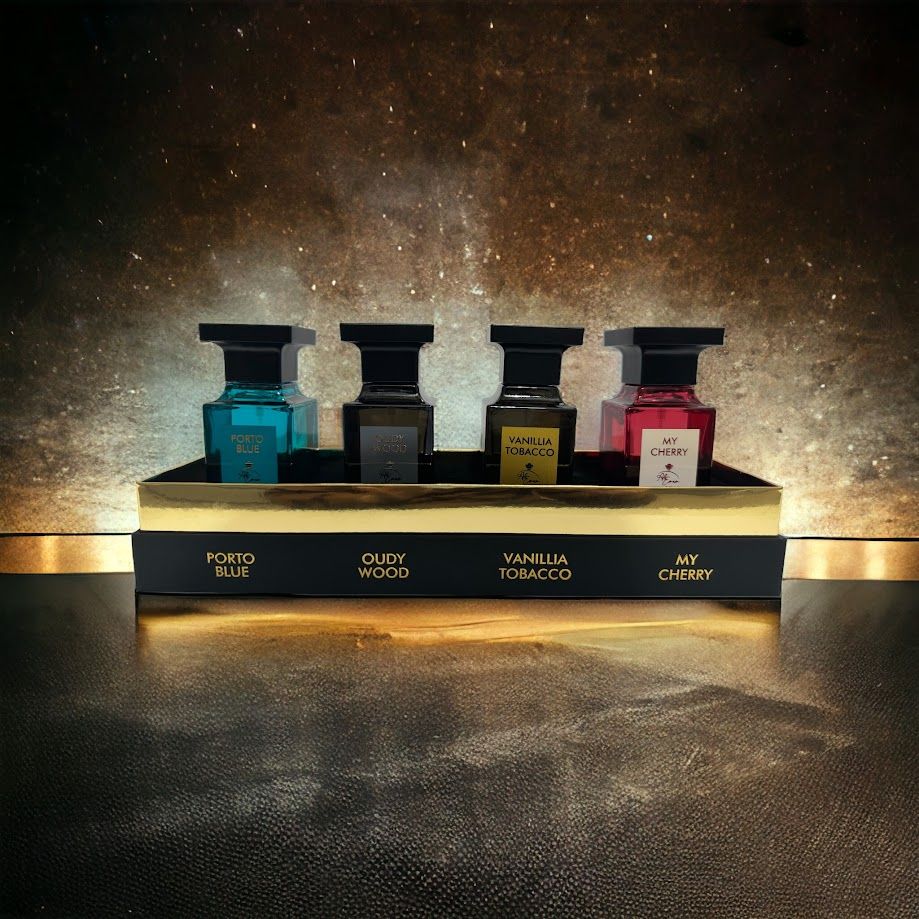 Al-Emam Black 4 Piece Perfume Gift Set (4 X 50Ml Extrait De Parfum)