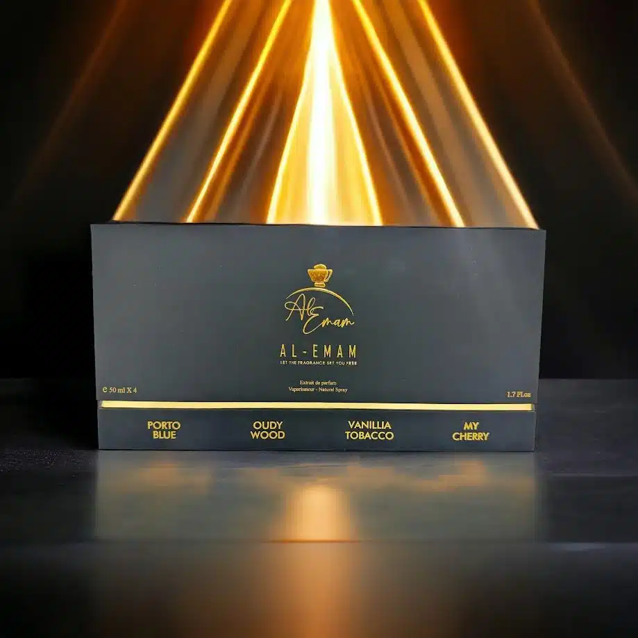 Al-Emam Black 4 Piece Perfume Gift Set (4 X 50Ml Extrait De Parfum)