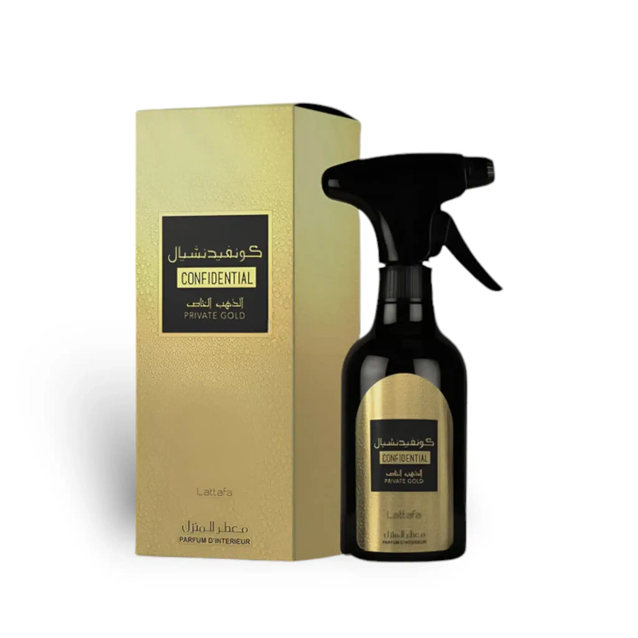 Confidential Private Gold Room Spray 450Ml By Lattafa