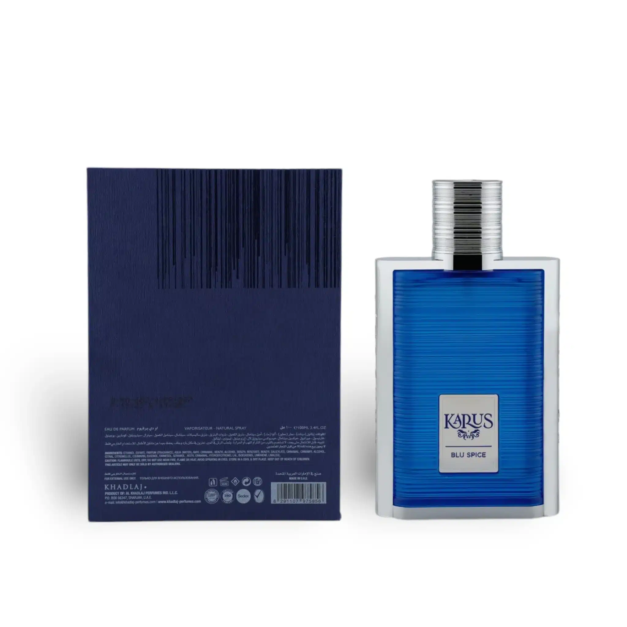 Karus Blu Spice Perfume Eau De Parfum 100Ml By Khadlaj